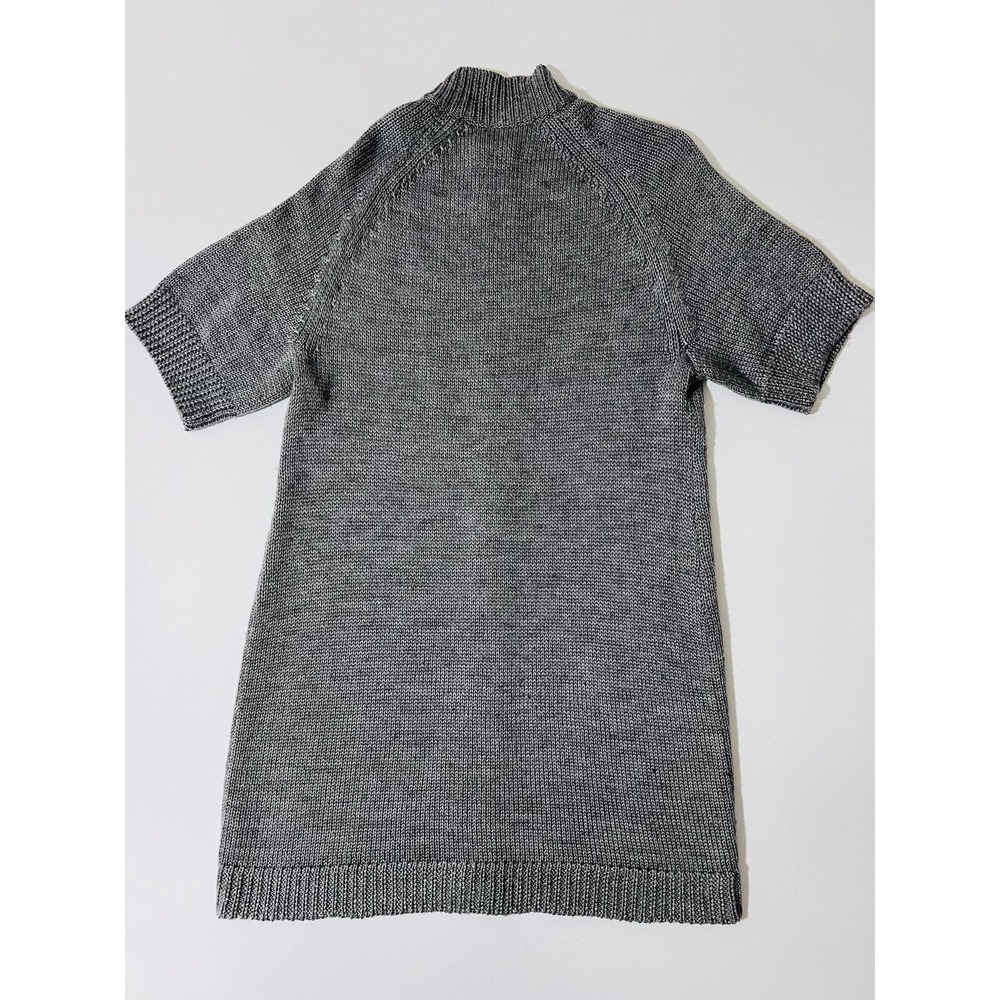 Coldwater Creek Women Sweater Large Gray Full Zip Wool Blend Lagenlook - Picture 6 of 9